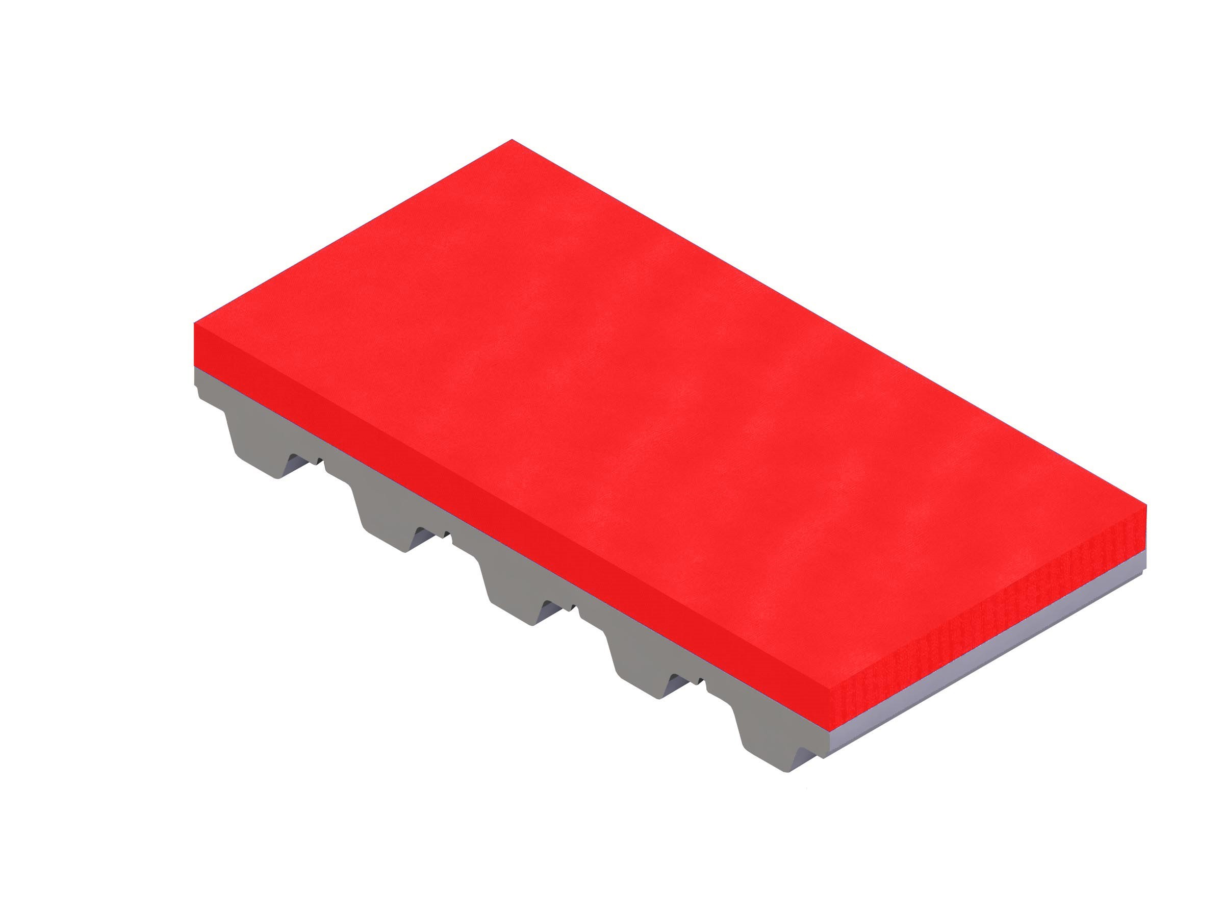 Brex-red coating for timing belts