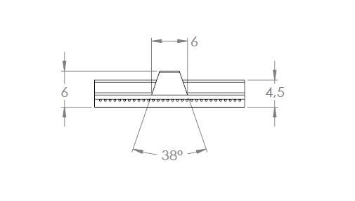 PU tandriem ATK10-K6